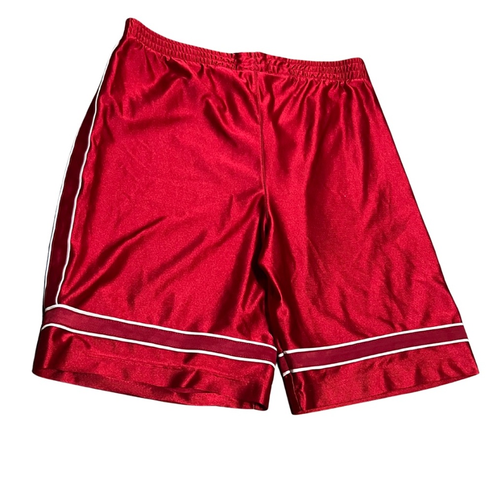 Men’s Vintage Reebok Red Basketball Shorts M | Athletic Workout - Picture 9 of 10